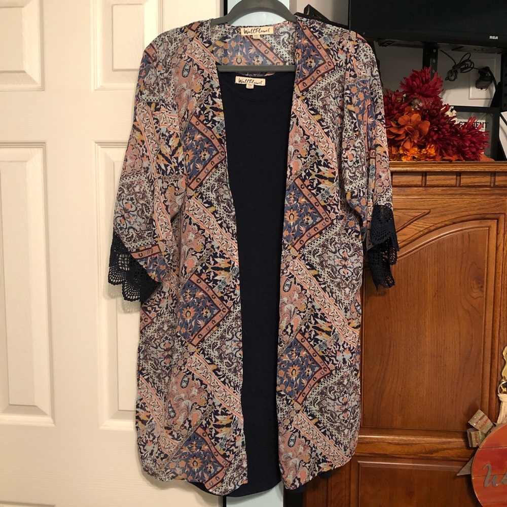 Wallflower 2 Piece Dress & Kimono Set